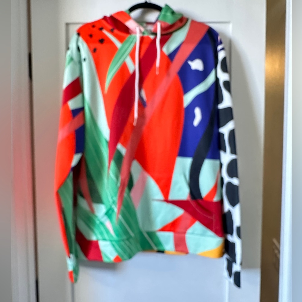 Dressed in Joy 2 pc Activewear. Colorful Abstract Hoodie+Legging/Joggers.